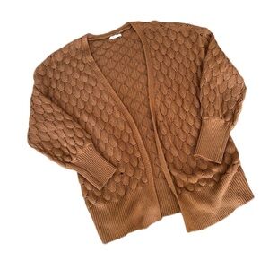 Maurice’s Cozy Brown Knit Cardigan Sweater